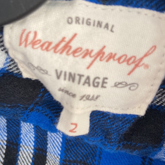 Toddler plaid 100% cotton flannel button down shirt - size 2 - Picture 4 of 6